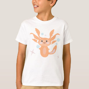 Pastell-Axolotl-Meereskreatur T-Shirt