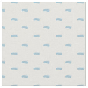 Pastell-Azur-Minimalist-Tupfen auf Weiß Stoff