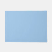 Pastell-Babyblau-Einfarbig Fußmatte (Vorderseite)