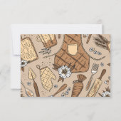 Pastell-Bäckerei-Branding Dankeskarte (Rückseite)