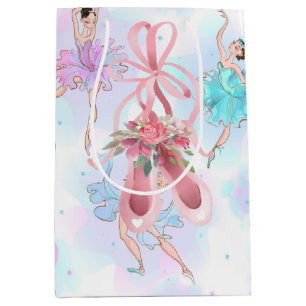 Pastell-Balletttänzer  Mittlere Geschenktüte