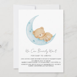 Pastell-Ballon-Baby-Party Einladung