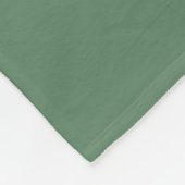 Pastell-Beige-Blumenmuster-Name Fleecedecke (Ecke)