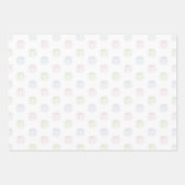 Pastell Birthday Cake Wrapping Paper Geschenkpapier Set (Vorderseite 2)