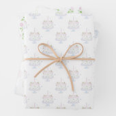 Pastell Birthday Cake Wrapping Paper Geschenkpapier Set (Beispiel)