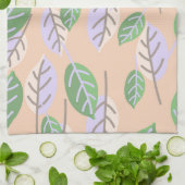 Pastell-Blätter Küchentuch (Gefaltet)