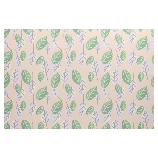 Pastell-Blätter Stoff (Yard (91,4 cm))