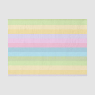PASTELL BLAU GRÜN GELB ROSA LILA STREIFEN SEIDENPAPIER