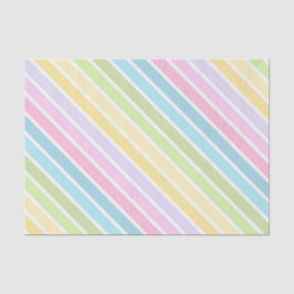 PASTELL BLAU GRÜN GELB ROSA LILA STREIFEN SEIDENPAPIER