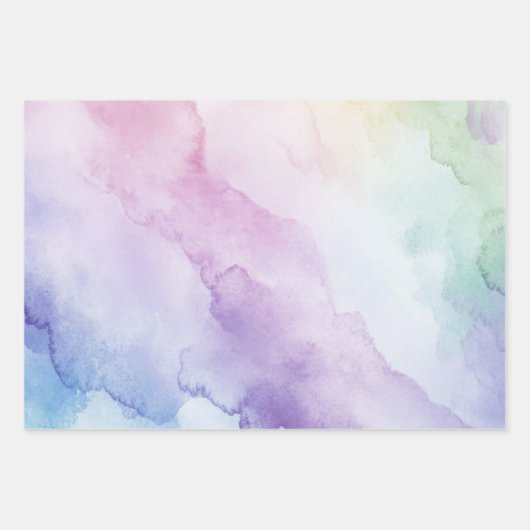 Pastell Bliss Packpapier Geschenkpapier Set (Vorderseite 2)