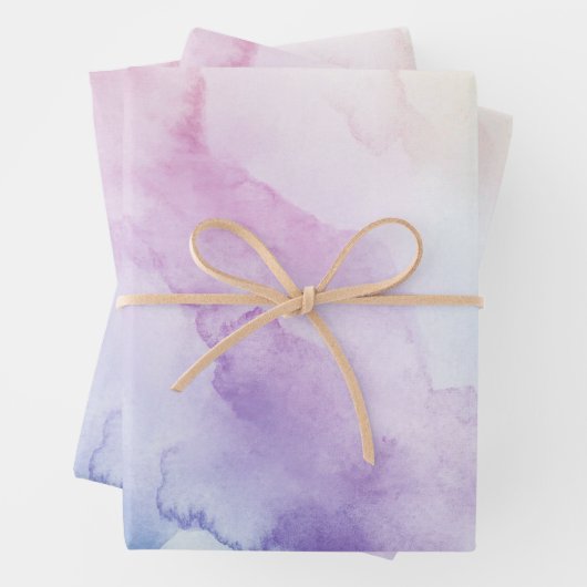 Pastell Bliss Packpapier Geschenkpapier Set (Beispiel)