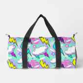 Pastell-Blitzschläge Duffle Bag (Vorderseite)