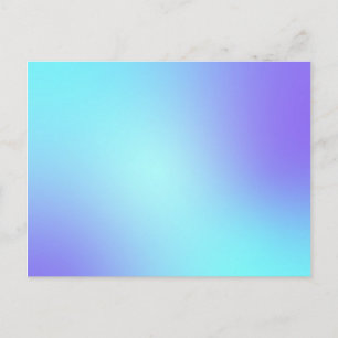Pastell Blue Colors Abstrakt Blur Gradient Ombre Postkarte
