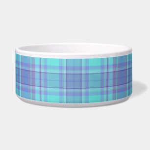 Pastell Blue Kariert Napf