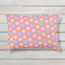 Pastell-Blume Akzent Pillow