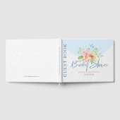 Pastell-Blume-Bouquet und elegante Typografie Gästebuch (Voll)