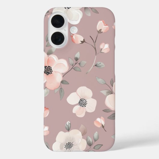 Pastell-Blume Case-Mate iPhone Hülle (Rückseite)