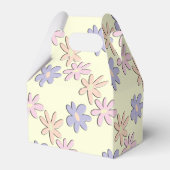 Pastell Blume Creme Geschenkschachtel (Rückseite)