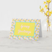 Pastell-Blume Karte (Gelbe Blume)