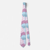 Pastell-Blume Krawatte (Vorderseite)