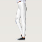 Pastell-Blume Leggings (Links)