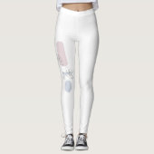 Pastell-Blume Leggings (Vorderseite)