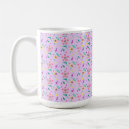 "Pastell-Blume-Muster - Niedliche Aquarellblume De Kaffeetasse