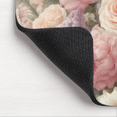 Pastell Blume Shabby Chic Rose Blumenmuster Mousepad (Ecke)