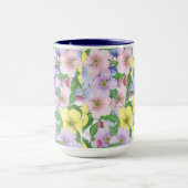 Pastell Blume - Tasse (Zentrum)