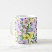 Pastell Blume - Tasse (Vorderseite Links)