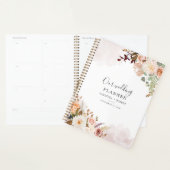 Pastell-Blumen-Aquarell-Blüten-Script-Hochzeit Planer (Anzeige)