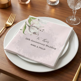 Pastell-Blumen-Aquarell-Sukkulente Boho Serviette