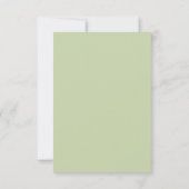 Pastell-Blumen Art Nouveau Save The Date (Rückseite)