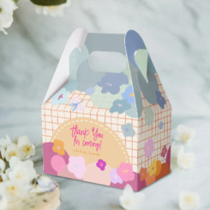 Pastell-Blumen-Dankeschön-Party-Geschenkbox Geschenkschachtel