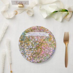 Pastell-Blumen für jeden Anlass  Pappteller