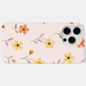Pastell-Blumen-Gelbe-Blume iPhone 15 Case-Mate iPhone Hülle (Rückseite (Horizontal))