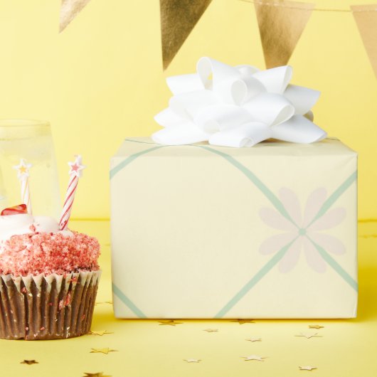 Pastell-Blumen Geschenkpapier (Geburtstagsparty)