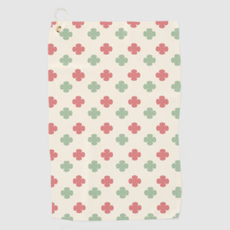 Pastell Blumen Golfhandtuch