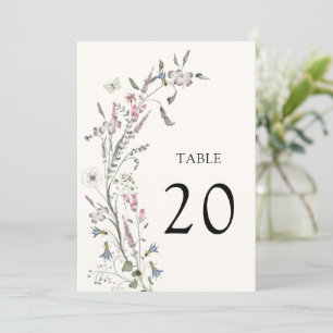 Pastell-Blumen-Hochzeitstisch-Nummer