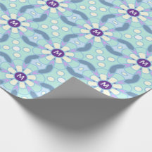 Pastell-Blumen-Mandala-Monogramm-Buchstaben-Design
