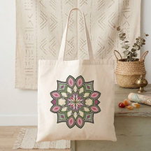 Pastell-Blumen-Mandala