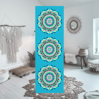 Pastell-Blumen-Mandala-Yogamatte Yogamatte