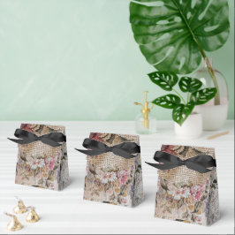 Pastell-Blumen-Needlepoint-Fotografie  Geschenkschachtel