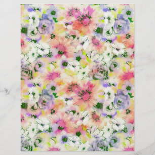 Pastell-Blumen-Origamipapier