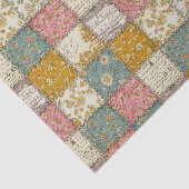 Pastell-Blumen-Patchwork-Picknick-Muster (12) Seidenpapier (Ausschnitt)