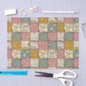 Pastell-Blumen-Patchwork-Picknick-Muster (12) Seidenpapier (Handwerk)