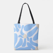 Pastell-Blumen-Thema Tasche (Rückseite)