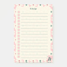 Pastell-Blumen-To-Do-Liste-Planer-Design