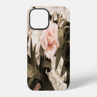 Pastell-Blumen-Vintage: Zeitlose Eleganz iPhone 12 Hülle