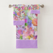 Pastell Blumenbadehandtuch Set (Insitu)